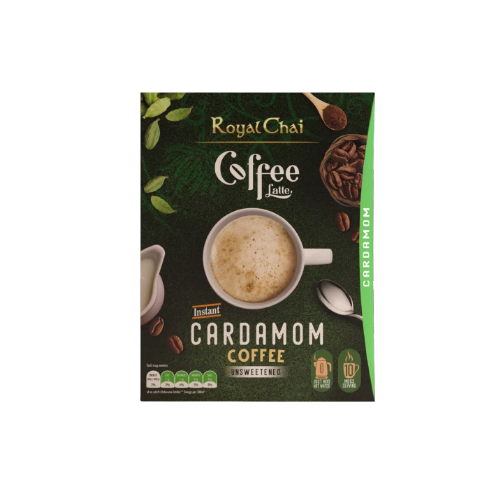 Royal Chai Cardamom Koffie Latte ONGEZOET 1 Royal Chai Cardamom Koffie Latte ONGEZOET