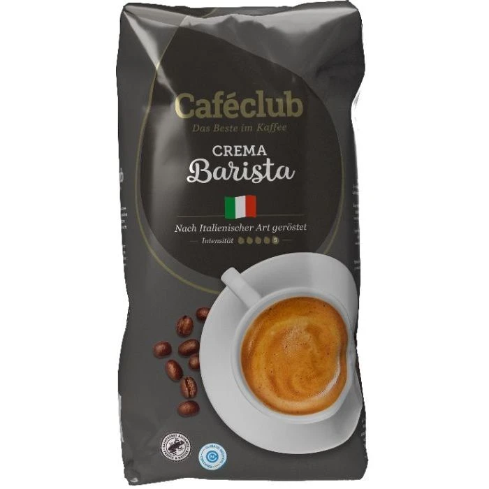 Caféclub Crema Barista Espresso Koffiebonen 1 Caféclub Crema Barista Espresso Koffiebonen