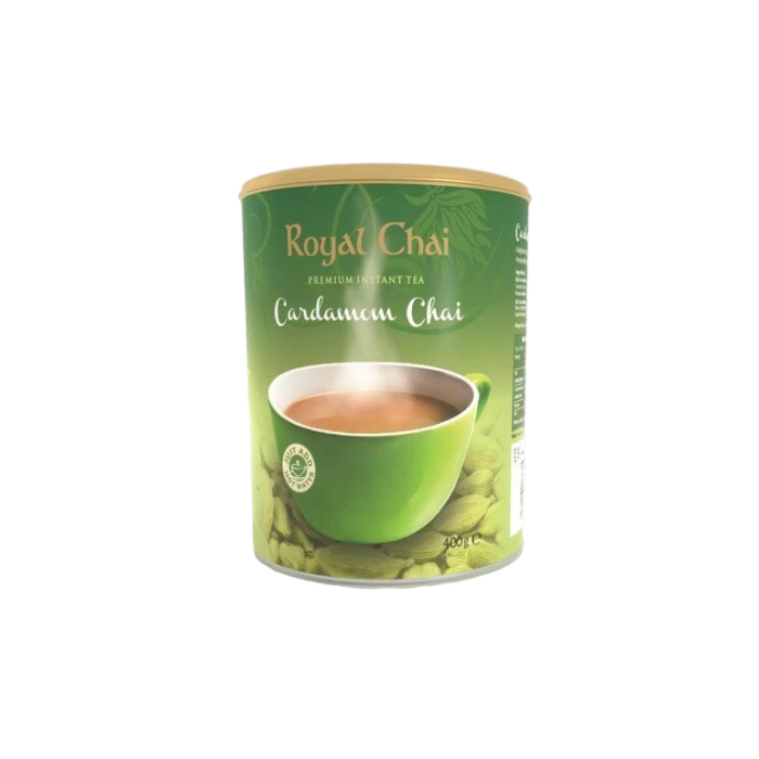 Royal Chai Elaiehi (kardemom) Chai Latte (ongezoet) 400g 1 Royal Chai Elaiehi (kardemom) Chai Latte (ongezoet) 400g
