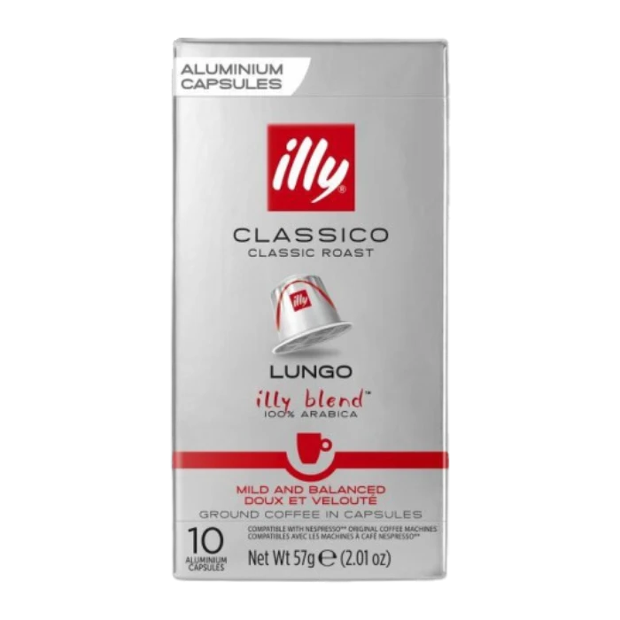 Illy Classico Lungo Capsules Voor Nespresso® Koffiecups 1 Illy Classico Lungo Capsules Voor Nespresso® Koffiecups