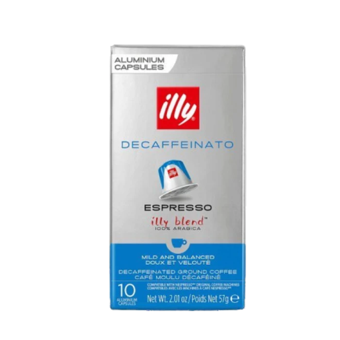 Illy Decaffeinato Espresso Capsules Voor Nespresso® Koffiecups 1 Illy Decaffeinato Espresso Capsules Voor Nespresso® Koffiecups
