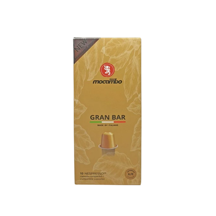 Mocambo Gran Bar Capsules Voor Nespresso® Koffiecups 1 Mocambo Gran Bar Capsules Voor Nespresso® Koffiecups